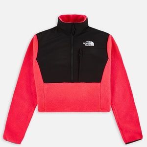 NWT North Face W CROP DENALI Jacket Size (L)